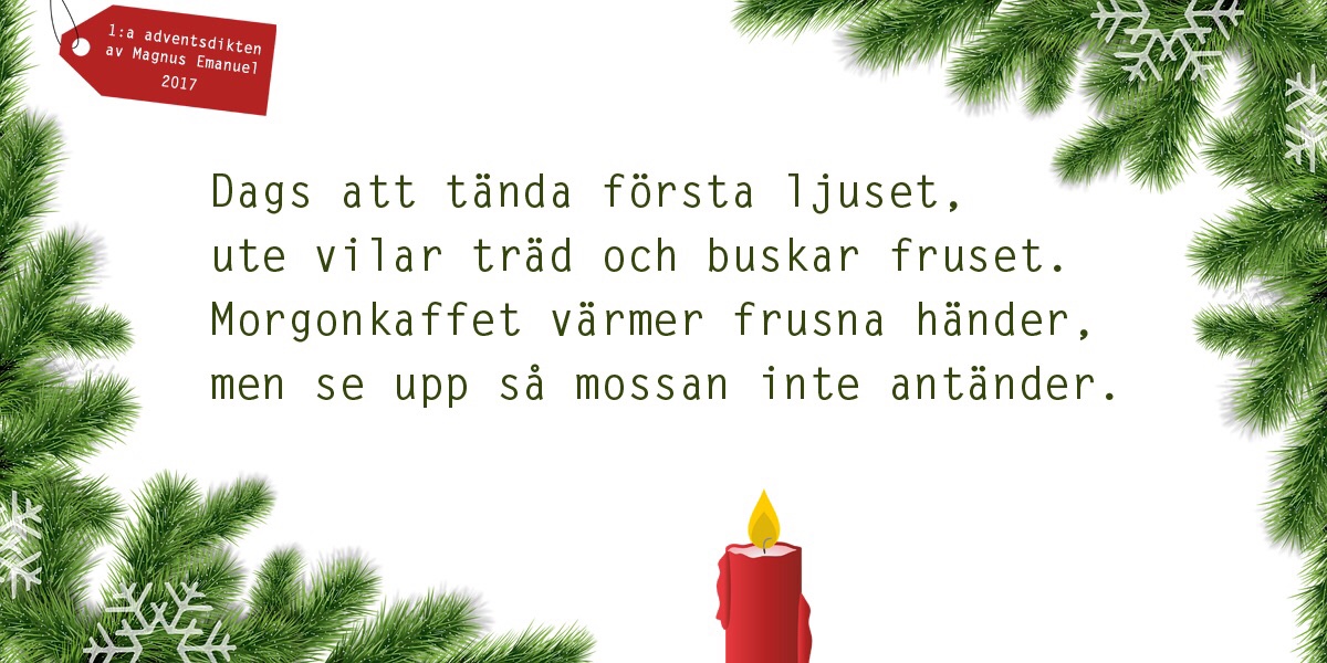 Adventsdikt 1